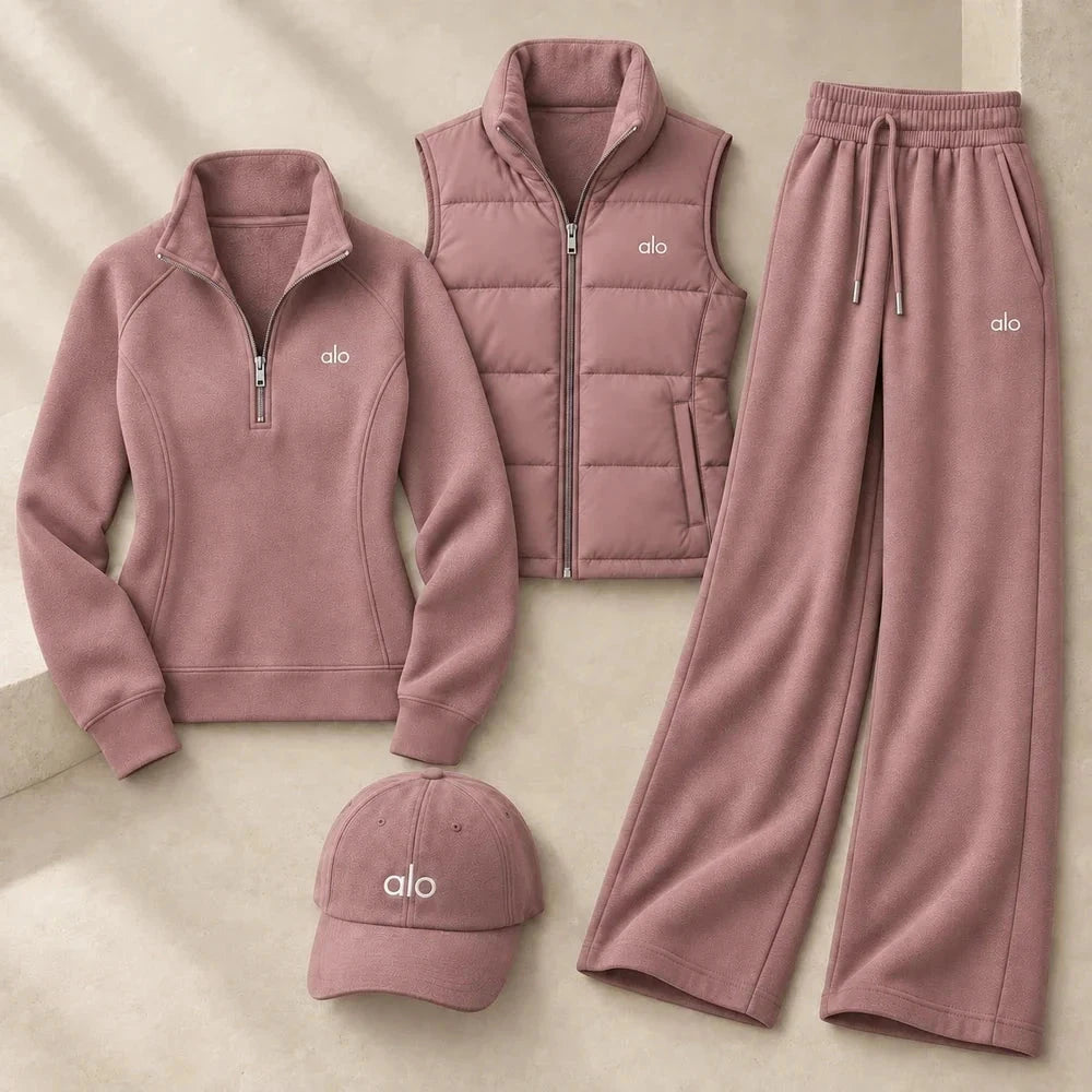 Cozy Fleece Lounge Suit