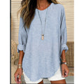 Women's casual striped shirt